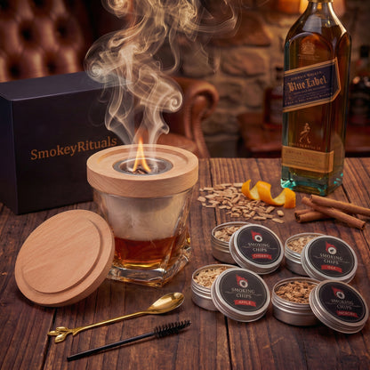 SmokeyRituals™ - комплект за опушване на уиски