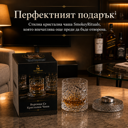 SmokeyRituals™ – Въртяща се кристална чаша
