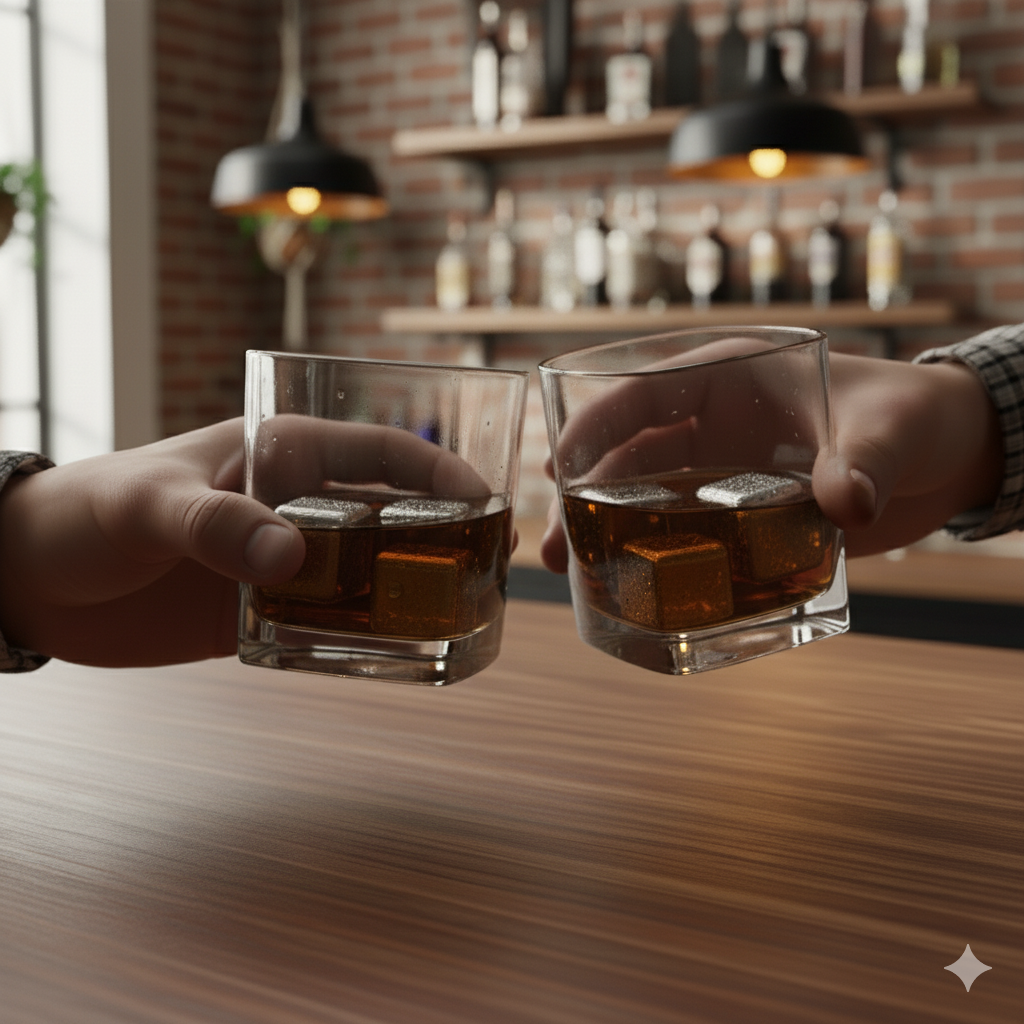 SmokeyRituals™ - комплект от 6 стоманени ледчета