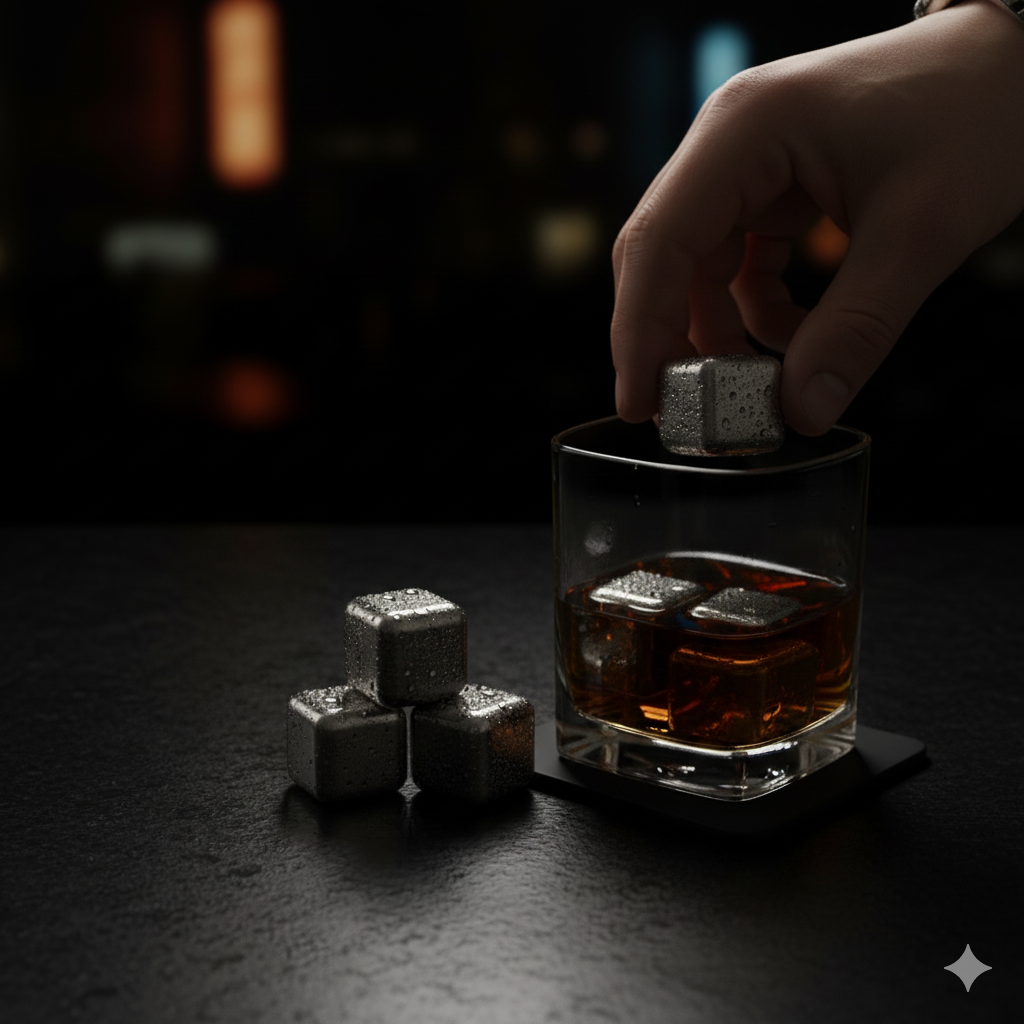 SmokeyRituals™ - комплект от 6 стоманени ледчета