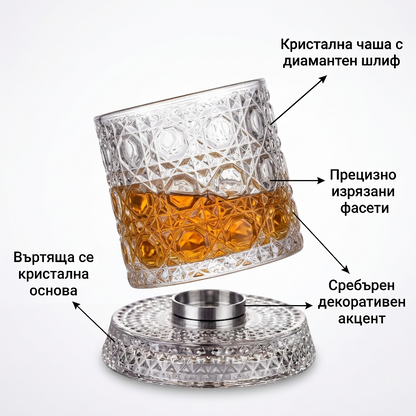 SmokeyRituals™ – Въртяща се кристална чаша