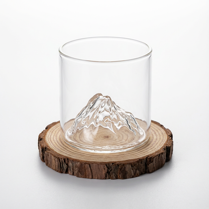 SmokeyRituals™ - комплект чаша "Планина" и дървена подложка